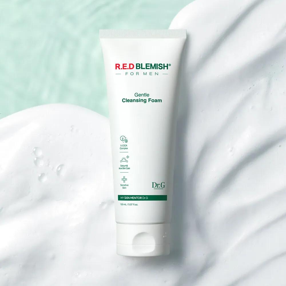 Доктор Дж. РЭД. Нежная очищающая пенка для мужчин Blemish For Men 150 мл