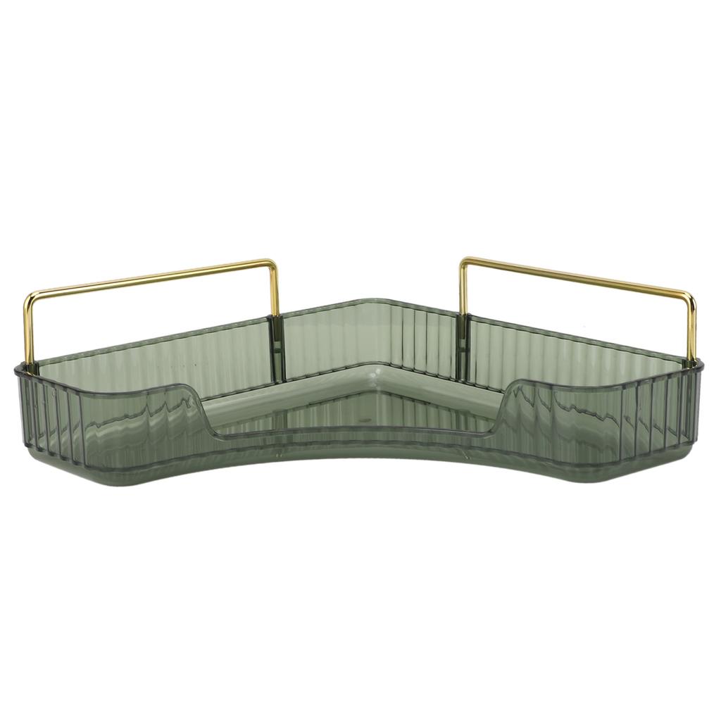 Corner Counter Organizer Tray Large Capacity Multifunction Space Saving Corner Storage Tray for