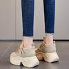 Innere Höherstellung neue flauschige Dad-Schuhe dicke Sohle Plüsch kleine Sport- und Freizeitschuhe