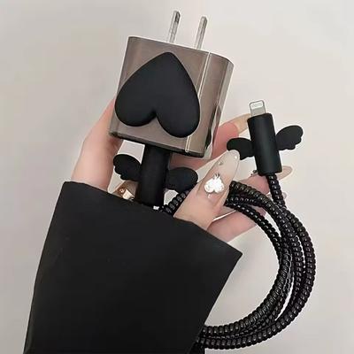 Charging Data Cable Protector Winder Accessories For iPhone 18/20w Charger Protective Cover & Data Cable Protection Rope
