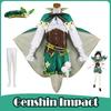 Elegant Genshin Impact Venti Cosplay Full Set Costume Ideal For Adult Women