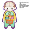 Joc Puzzle Organe Interne Umane Educativ Structura Corpului Uman Anatomie Puzzle Board Copii Mici Piese din Lemn de Potrivire Piese Corp Jucărie STEM de Învățare