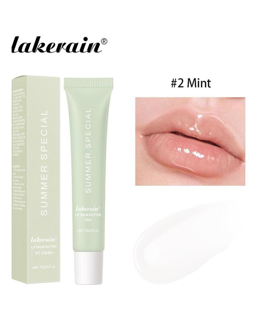 Lakerain Baume à lèvres au beurre d'été Hydratant Brillant à lèvres hydratant