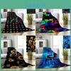 Tik Tok 3d Print Flannel Blanket With Super Soft Comfortable Warmth For Cozy Sleep