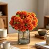 Artificial Flowers Silks Ball Chrysanthemum Home Room Table Wedding Bridal Bouquet Decora Festival Outdoor Garden Yard DIY Gifts