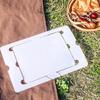 Small Folding Table Portable Lightweight Folding Table Lightweight Space-Saving Desk Tray For Balcony Patio Garden Outdoor