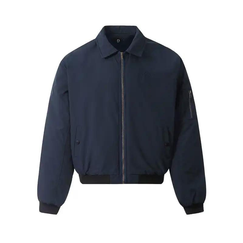 Retro Frühlingsfliegerjacke Premium Revers Einfache Jacke Frühlingsjacke Herren Kurz