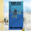 Band N-Nirvana-S Handdoek Sport Sneldrogend Reis Kampeeruitrusting Zandbestendig Zacht Licht Groot Strandlaken