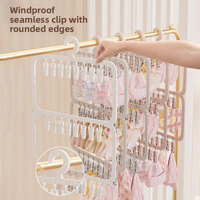 Baby Zuhause Kleiderschrank Spurlos Multifunktional Mehrfach-Klammerbügel