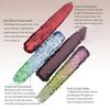 Paleta de Sombras de Ojos de 16 colores estilo gótico, Polvo Compacto Bicolor, Fórmula Altamente Pigmentada, Set de Maquillaje de Color Profundo de Larga Duración