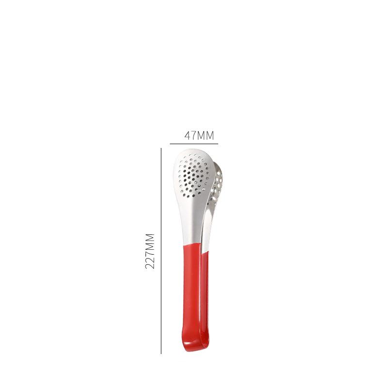 Stainless Steel Kitchen Non-Slip Food Clips Buffet Steak Salad Tongs for Barbecue Cake Bread Baking Clamp Cooking Kitchenware