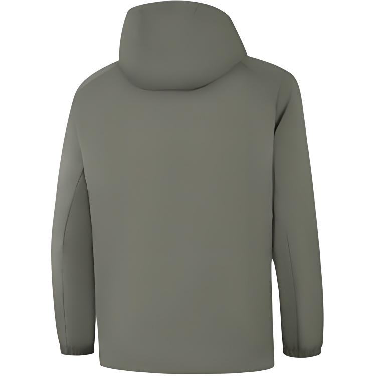 Li-Ning Hooded Fitted Solid Color Comfortable Fashionable Simple Windbreaker Men Outerwear Tea-Green AFDV957-8