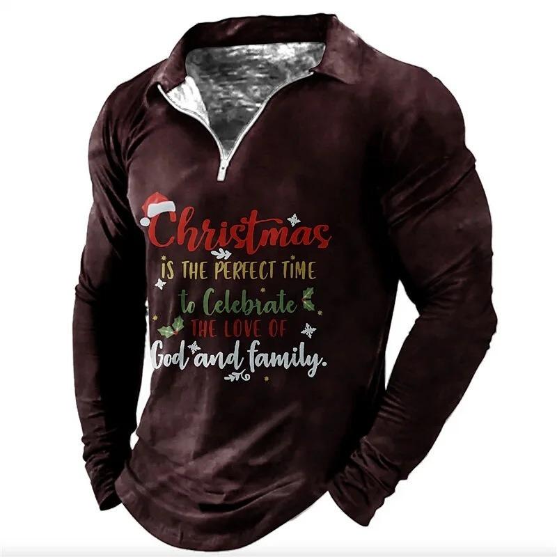 New POLO Shirt Zip Long-sleeved Lapel Men's Sweatshirt Casual Tops Tide