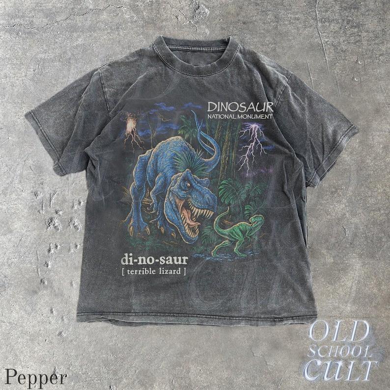 

Vintage Dinosaur Unisex Shirt 90s Style TRex Tee Prehistoric Jurassic S3XL Unisex T-Shirt L