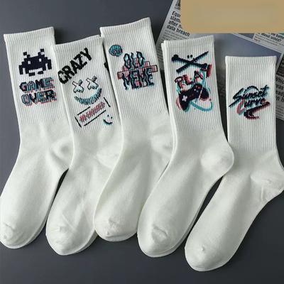 Men's Spring and Autumn Fashion New Game Style In The Tube Socks