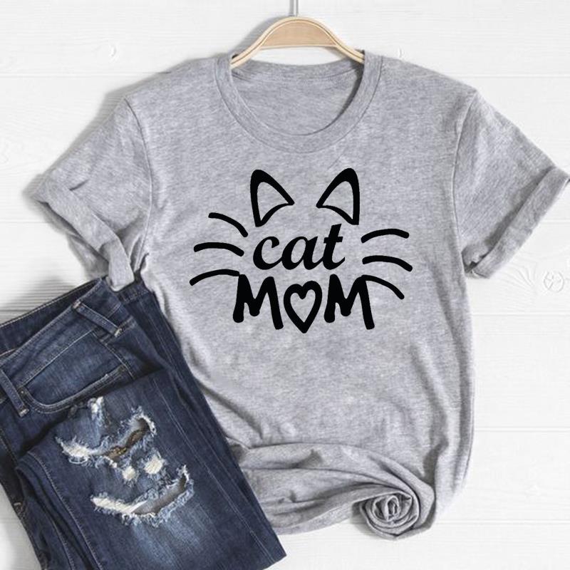 

Футболка с домашним животным и котом, модная футболка, одежда 90-х годов, милый милый стиль, повседневная женская футболка с коротким рукавом и принтом, женская женская футболка с графикой XXXXL