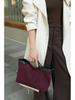 Bolsa Tote de Couro Bovino Fosco Camurçado 2025: Bolsa Transversal Feminina de Grande Capacidade para Outono/Inverno