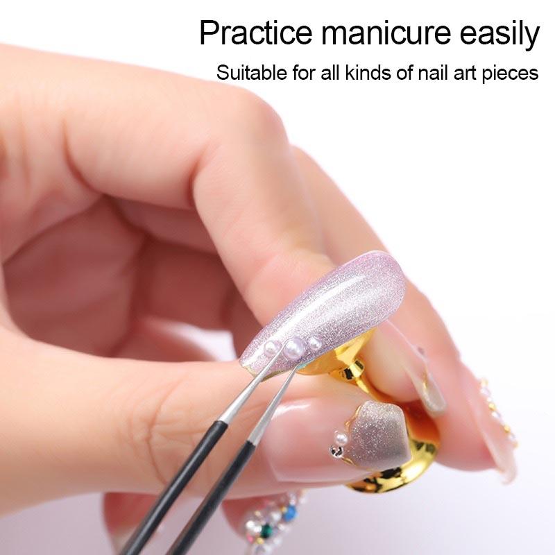 NEW 5pcs Magnetic Nail Stand Nail Display Tips Nail Polish Holder Stand Sample Nails Display Tools MJZSJ03