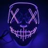 Led Mask Halloween Carnival Christmas Masquerade Party Night Club Luminous Movie Theme Mask The Purge Glowing Cosplay Mask