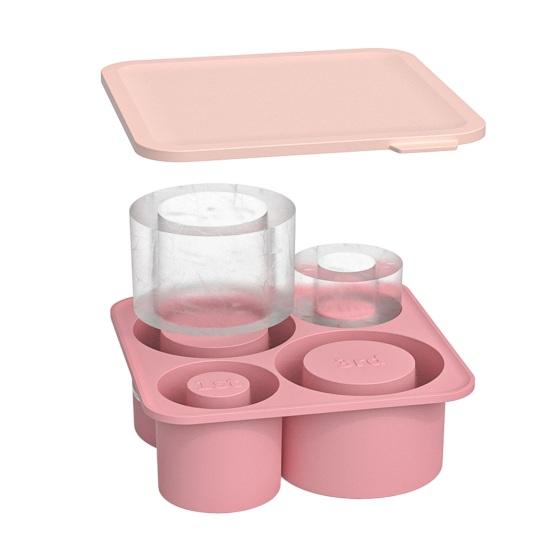 

Ice Making Mold Flexible Food-Grade Silicone Ice Tray with Lid Easy Release BPA-Free Heat Cold Resistant Ice Maker for Ice Cubes Pudding Jelly DIY K