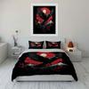 "Raven and Mountains Night Art" Exquisite three-piece bedding set gift for kids and adults
