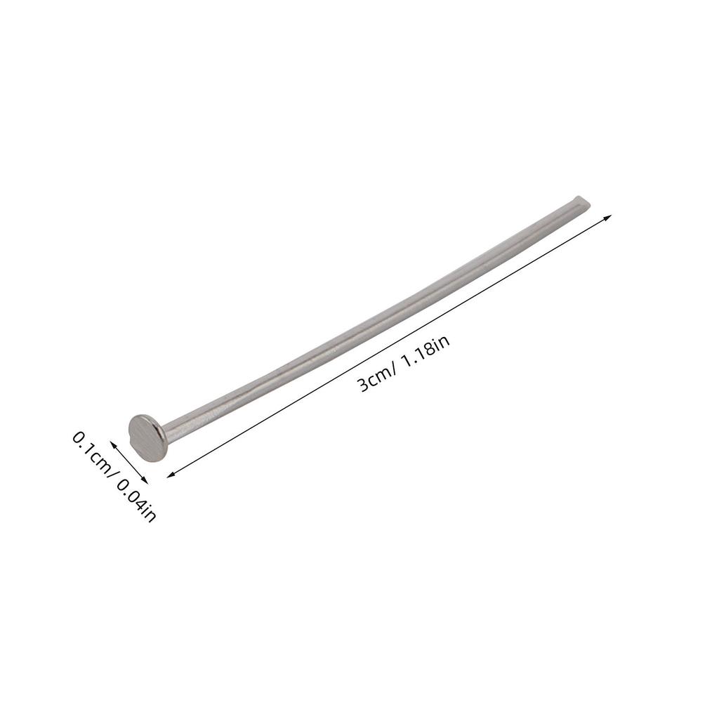 1000 szt. Klipsy zastępcze do kryształowych żyrandoli 30 mm Metalowe klipsy łączące Pasują do trzpieni mocujących do kryształowych łapaczy słońca