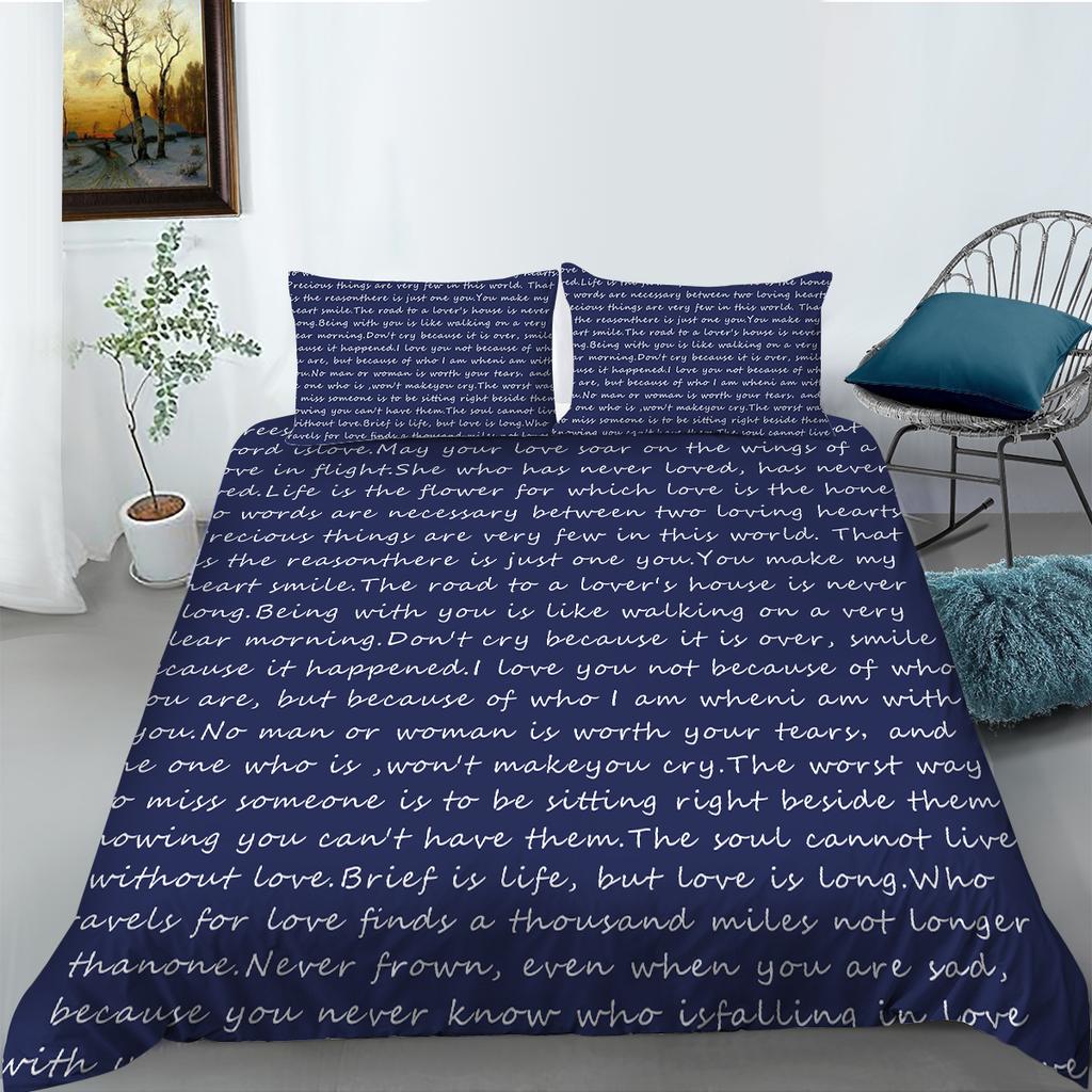 Ins Style Bedding Set Duvet Cover  Wash Cotton Stripe Summer Soft Cool Summer Bed Sheet Set Comforter Set Quilt Cover