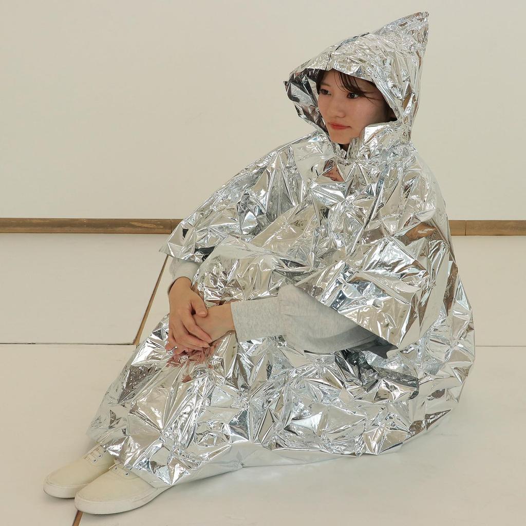 Artec Emergency Aluminum Cold Weather Poncho Set (30-Piece Set), Silver, 35666
