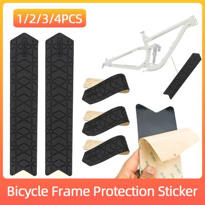 Silicone Bike Down Tube Anti-Scratch Sticker Bike Frame Guard Bike Down Tube Frame Protector for Mountain Bike MTB Road Bike
