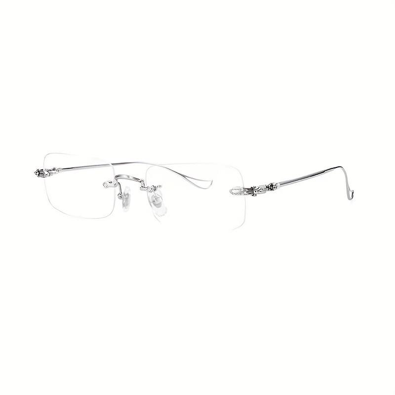 

Fashionable Frameless Anti Blue Light Reading Glasses High-Quality Personalized And Simple Reading Glasses 0