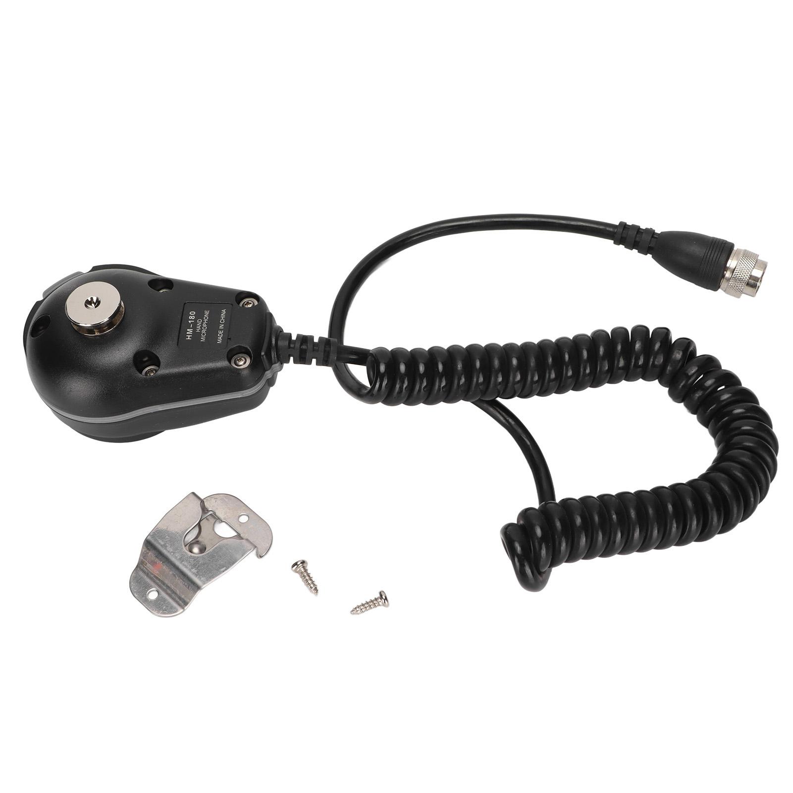 

HM180 портативный микрофон для рации, наплечный микрофон для двусторонней радиосвязи Icom ICM700