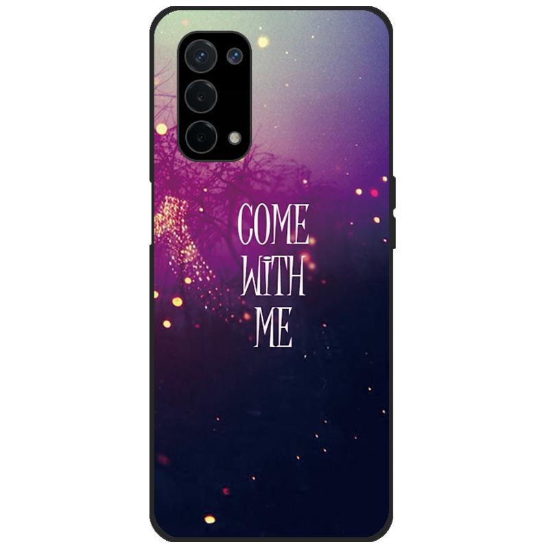 Phone Cases For Oppo A54 A74 A93 A93s 5G Case Silicone Soft TPU Protective Back Cover For Oppo A74 4G Case Cute Cat Bag Bumper