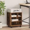 Printer Stand Reclaimed Wood Look 41 x 32 x 48 cm Engineered Wood