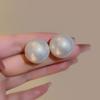 pearl stud earrings