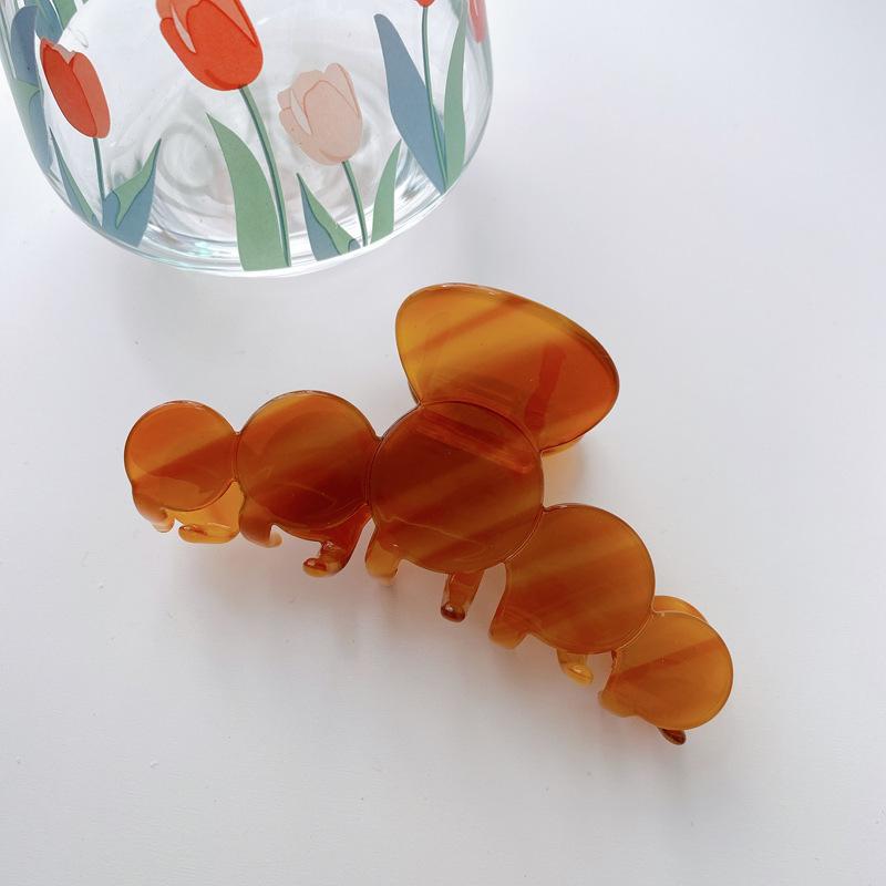 

Korean Fashionable Acetate Hair Claw Clip With Stunning Geometric Lines For Chic Styles