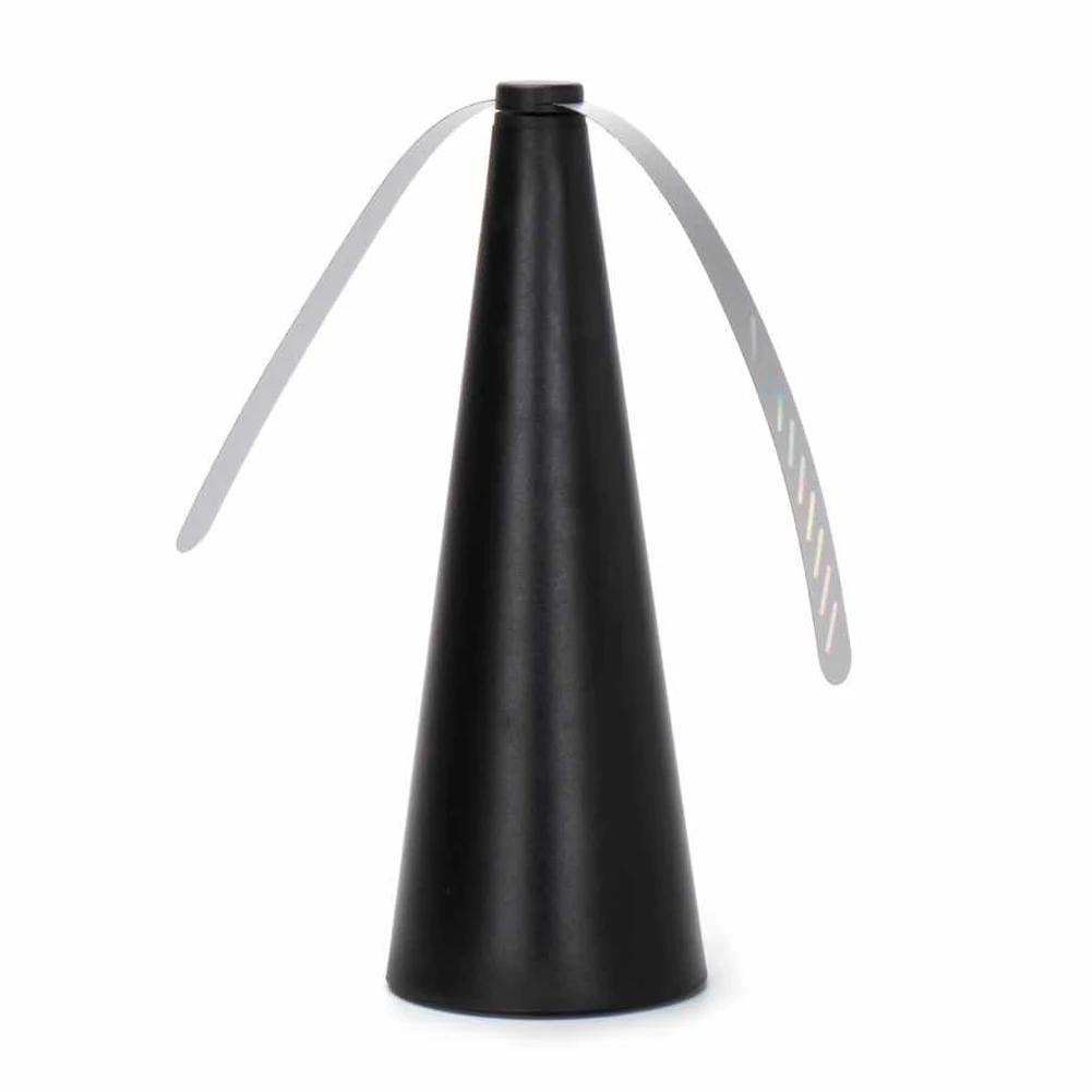 

Вентилятор от комаров USB или AA с питанием от батареек Отпугиватель мух Настольный вентилятор Портативный Борьба с вредителями для кемпинга, пикника, вечеринки чёрный