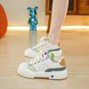 Spring Autumn Girls White Shoes Platform Sports Tide Leisure Women Shoes.