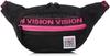 Waist Bag VSJQ200 VSJQ200 [Vision Streetwear] BK/PK Black/Pink