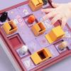 Montessori Hide Seek Board Game Hidden Maze Cat Express Box Board Game  Children Gift