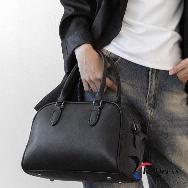 Bowling Runde Ledergriffe Cross Tragetasche (1 Farbe)