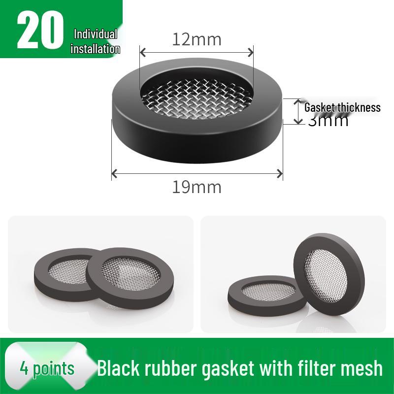 4-Punkt Silikondichtung & 6-Punkt Gummihahn-Unterlegscheiben-Set