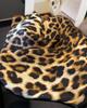 Luxury Satin Leopard Print Hair Scarf Women Kerchief Neck Tie Hand Wrist Foulard Shawl Wraps Head Hijab Bandana Echarpe