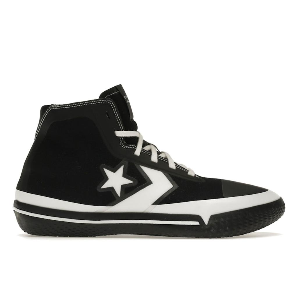 Converse All Star Pro BB High Black White Unisex Sneakers Gold 170423C