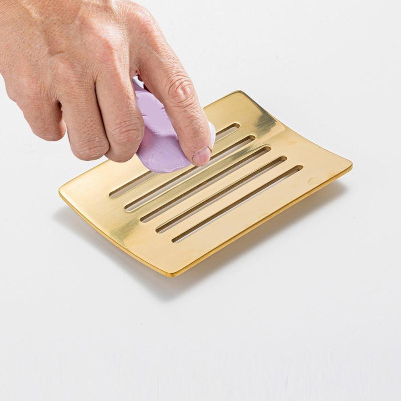 Durability Steel Soap Dish for Shower and Kitchen,Self Draining Bar Soap Tray RustProof Soap Holder Soap Container