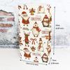 Christmas Candy Bags Party Supplies 24 Paper Bags 24 Stickers Merry Christmas Kraft Paper Bags Gift Bags