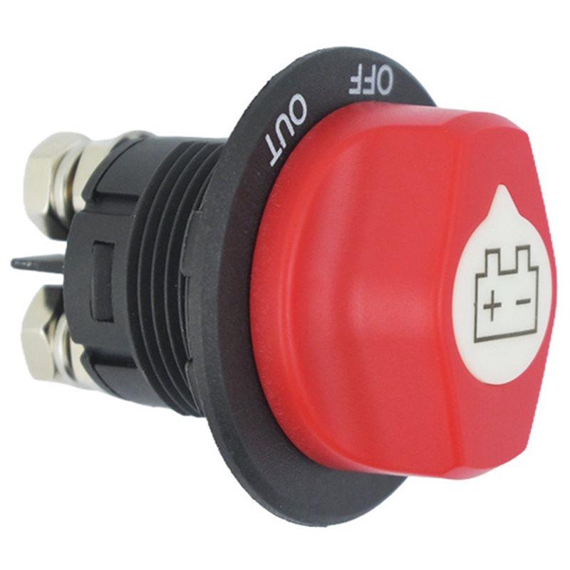Battery Disconnect Switch 12-48V, 100A Continuous Current, 150A Intermittent Current For Marine, RV, ATV