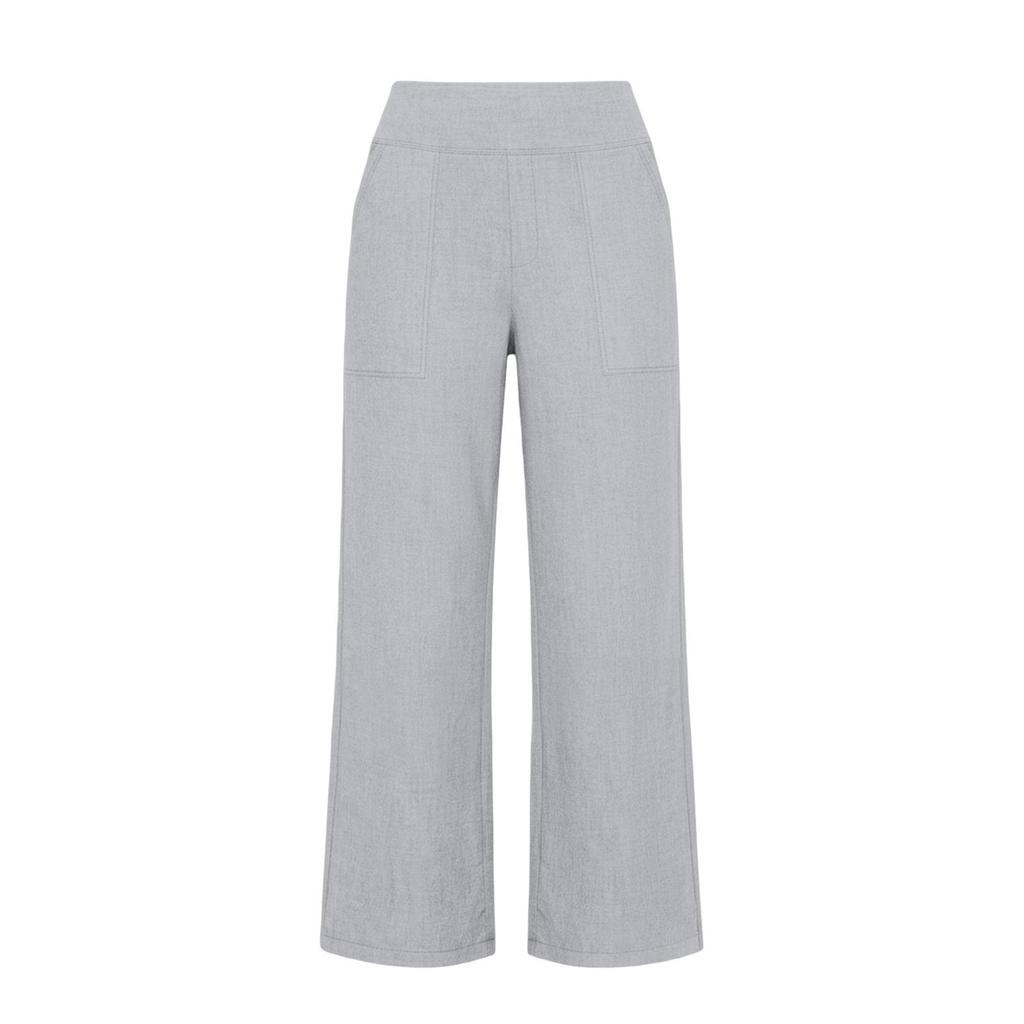 2026 Women's European Cotton Linen High-Waisted Wide-Leg Pants, Early Spring Fashion, Seven-Tenths Length.