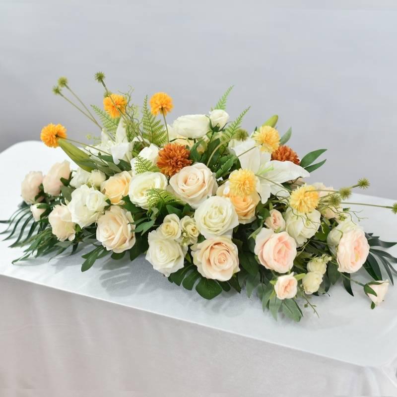Long Table Flower Arrangement for Events and Decor