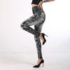 Sexy High Waist Push Up Leggings Faux Jeans Elastic Slim Fitness Pants Sport Leggings For Women