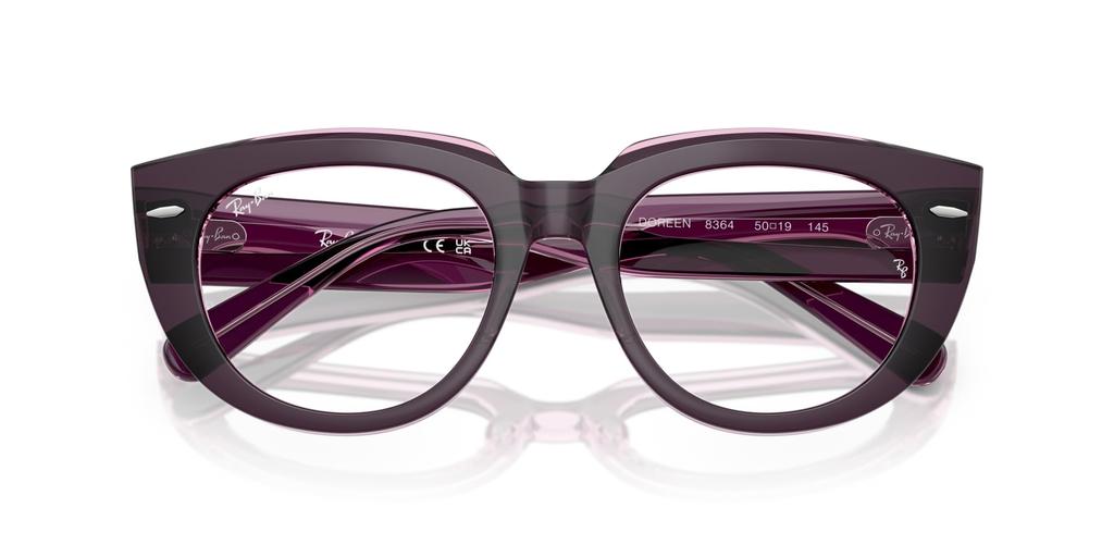 Sunglasses 0RX5586 Violet ON Transparent Pink 48 [Ray-Ban]